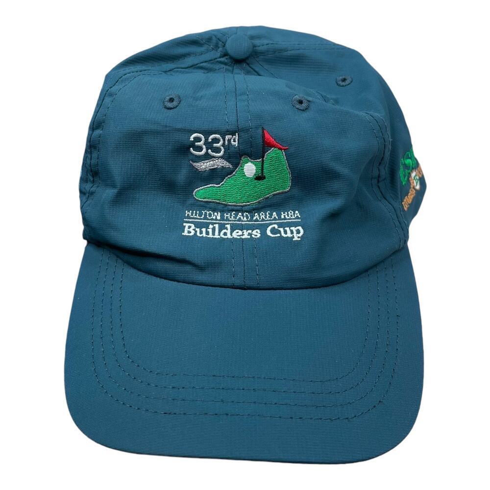 Hilton Head Aera 33rd Builders Cup Athletic Material Blue Adjustable Golf Hat